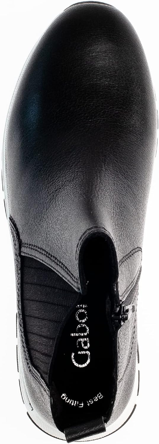 Gabor Damen Chelsea Boots 73.550, Frauen Chelsea Boots 40 EU Schwarz Wave, 40 EU Schwarz Wave