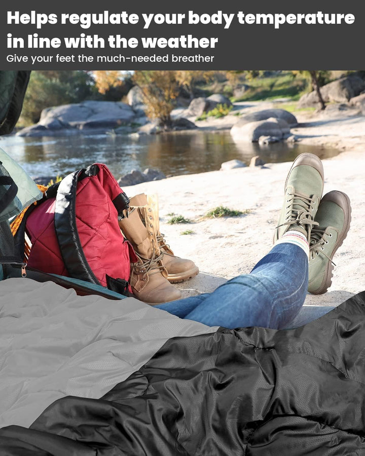 Schlafsack Outdoor für Camping: Sportneer 3-4 Jahreszeiten Sommerschlafsack Schlafsäcke Winter Sleep