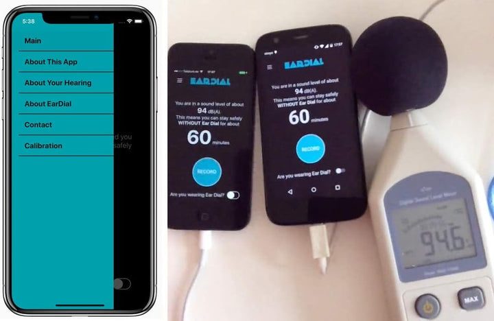 EarDial HiFi Ohrstöpsel - Unsichtbare Gehörschutz für Konzerte, Musik Festivals, Disco, Musiker, Mot