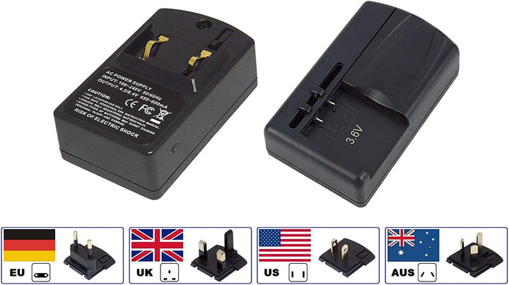 PowerSmart® Reise Ladegerät für BL-4B, BL-4C, BL-4CT, BL-4D, BL-4J, BL-4S, BL-4U, BL-4UL, BL-5001C,