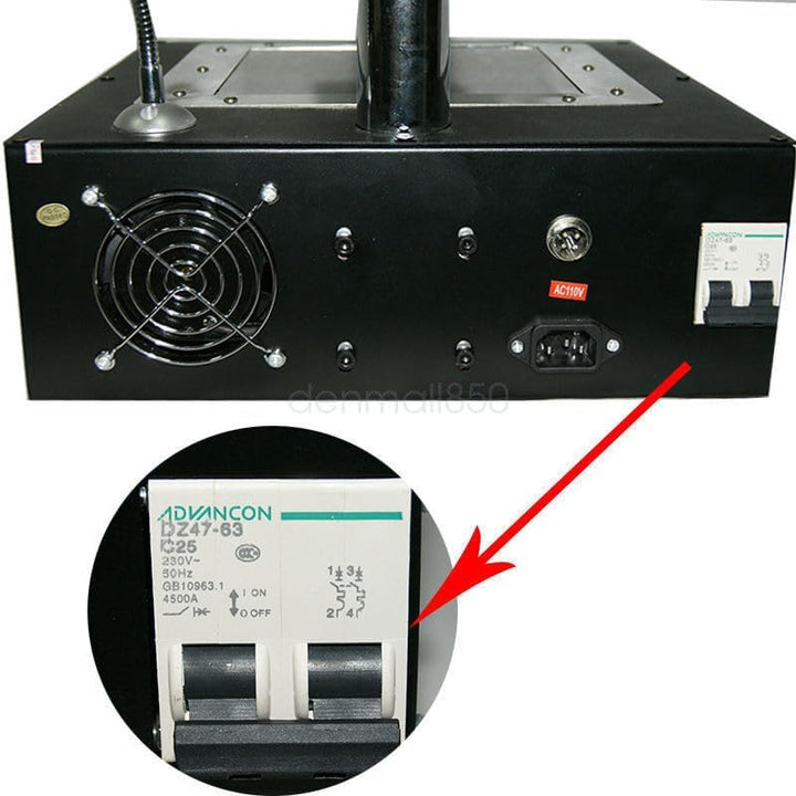 Reparatur station Heizung Infrarot Entlötstation Rework Station Station BGA Rework-Arbeitsplatz Schw