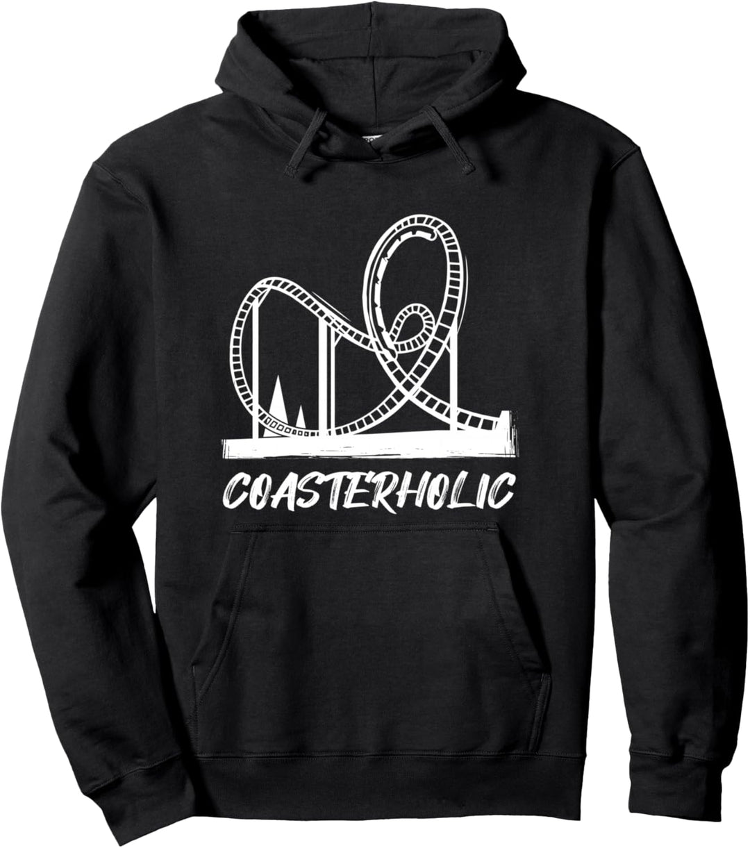 Coasterholic Freizeitpark Achterbahn Pullover Hoodie