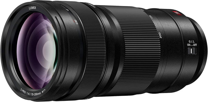 Panasonic LUMIX S PRO S-R70200E 70–200 mm F4 O.I.S. L-Mount Objektiv, Vollformat-Telezoom, Optischer