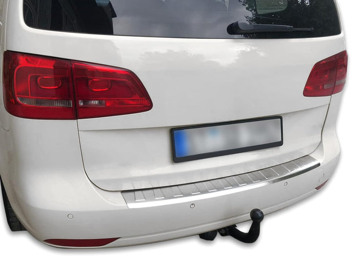 Ladekantenschutz Edelstahl MATT kompatibel für VW TOURAN 1T3 | 2010-2015 | mit Abkantung | premium Q