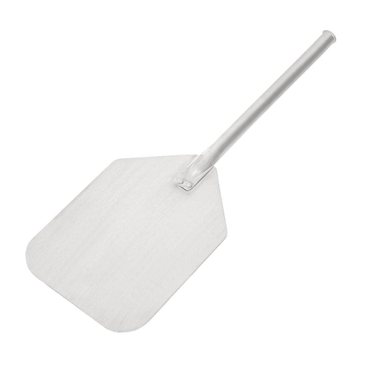 Vogue F037 Pizzaschaufel/-schneider aus Aluminium mit Holzgriffen