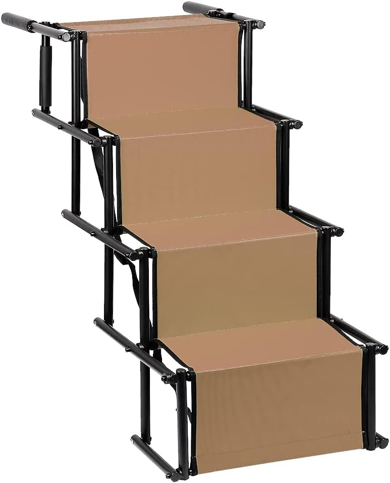 Hundetreppe für Grosse und Kleine Hunde, Hochwertiger Hunderampe Auto, Hunderampe Auto Klappbar für