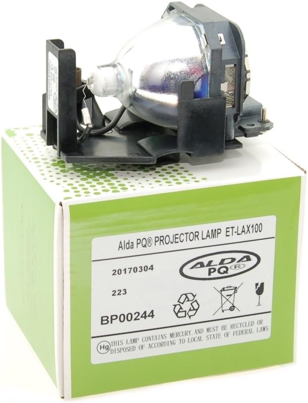 Alda PQ Premium Projektorlampe kompatibel mit PANASONIC ET-LAX100 PT-AX200 PT-AX200E PT-AX200U TH-AX