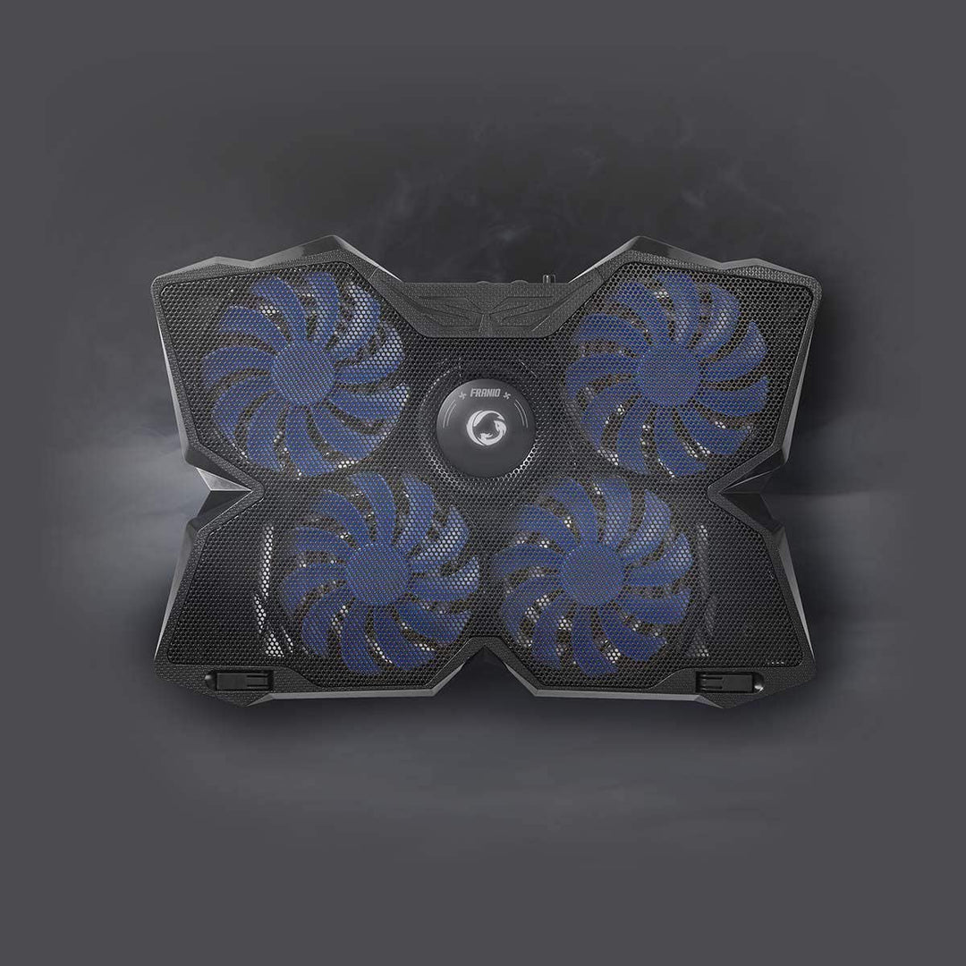 Gaming Notebook Cooler - Anzahl Lüfter: 4 - Stromversorgung über USB - 15" - 19" - LED