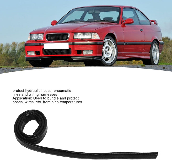 Hitzebeständige Feuerschutzmanschette, Silikon-Hitzeschild für Ölleitungen, 8AN Hitzeschutz, for Aut