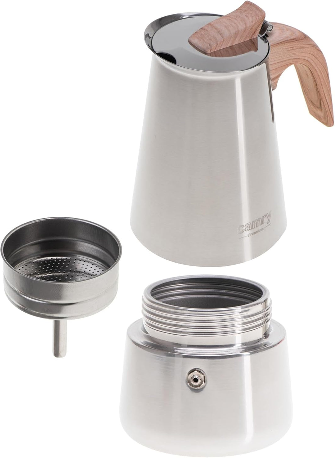 CAMRY Espressokocher Induktion - Mokkakanne Induktion für Aromatisches Kaffee - Hochwertiger Moka Po