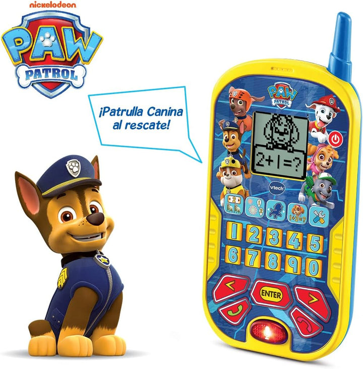 Vtech 80-529522 Patrulla Canina Paw Patrol Lern-Telefon, interaktives Smartphone für Kinder + 3 Jahr