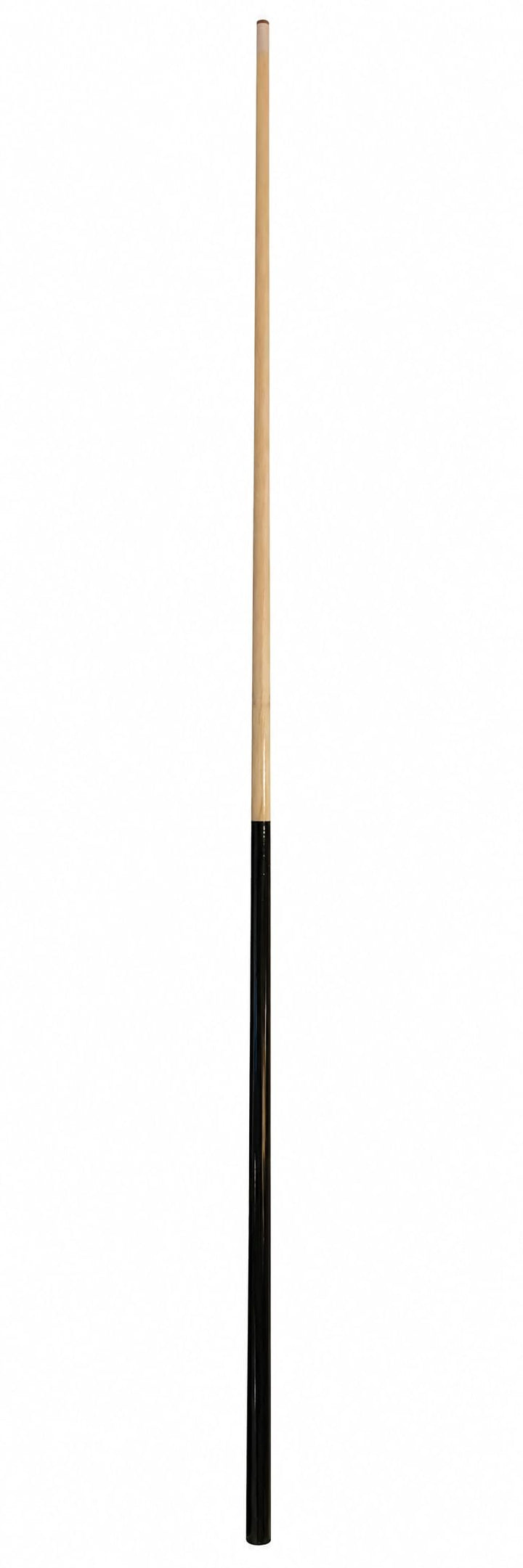 John West Billardqueue 145 cm Zweiteilig Schwarz/Natur | 12 mm Leder, Poolbillard Queue, Klassisches
