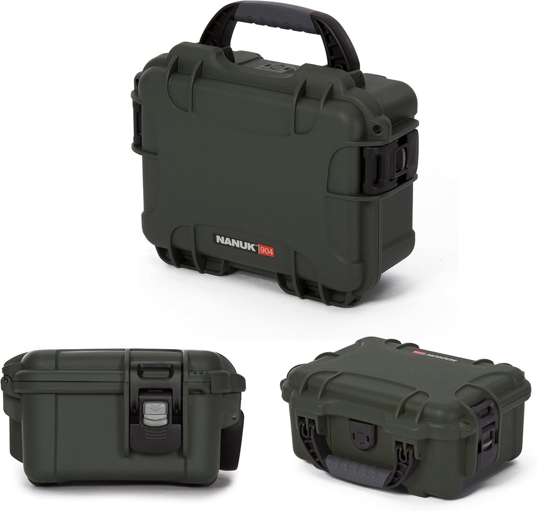 Nanuk 904 wasserdichte Hartschalenkoffer - Olive Olivgrün, Olivgrün