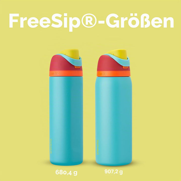 Owala FreeSip Isolierte Edelstahl Trinkflasche mit Strohhalm, 945 ml – BPA-frei, optimal für Sport,