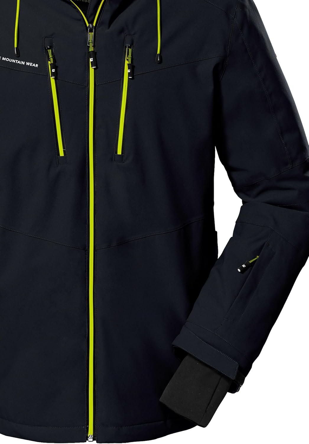 Killtec Herren Ksw 44 Mn Ski Jckt Skijacke/Funktionsjacke mit abzippbarer Kapuze und Schneefang S Sc