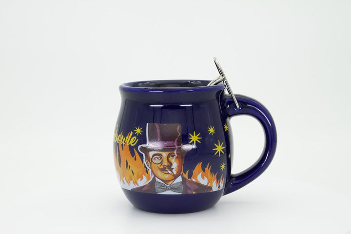 Feuerzangentasse 6er im Karton, Blau/Rühmann - für Feuerzangenbowle Blau / Rühmann