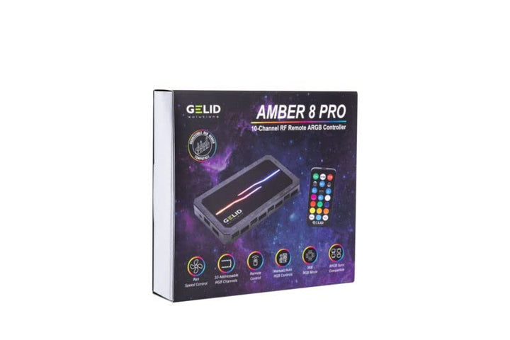 Gelid Solutions Amber 8 Pro steuert bis zu 8 Lüfter, 10 LED-Streifen oder andere adressierbare RGB (