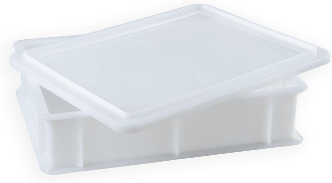 hello sweety Marcels Teigwanne mit Deckel 40×30×10 cm – Gärbox für Brot- und Pizzateig bis 2 kg – st