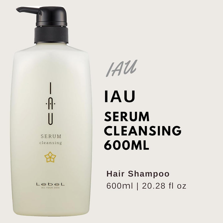 Lebel IAU Serum Cleansing Hair Shampoo - 600ml (Harajuku Culture Pack)