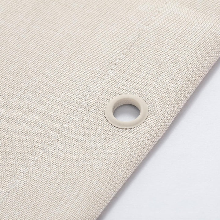 TURIM Premium Duschvorhang Leinen Stoff Textil 240x200cm Wasserdicht Anti-Schimmel für Badezimmer Co