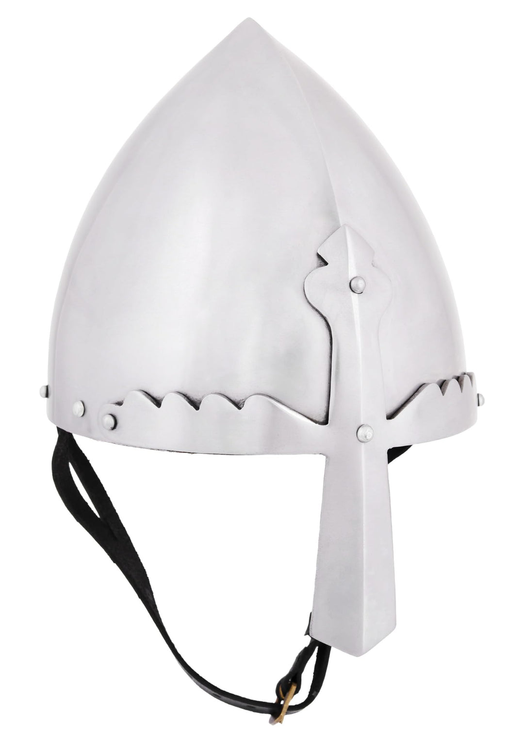 Ulfberth - Nasalhelm - St. Wencelass - Wenzelhelm - 2mm Stahl - Schaukampftauglich - Mittelalter - R