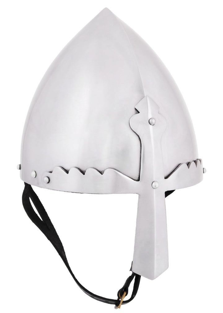 Ulfberth - Nasalhelm - St. Wencelass - Wenzelhelm - 2mm Stahl - Schaukampftauglich - Mittelalter - R