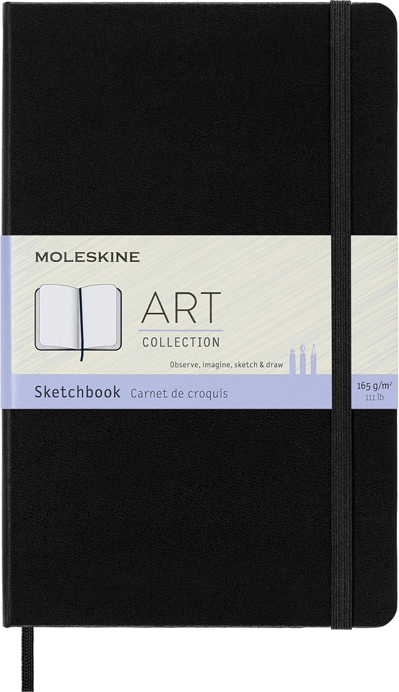 Moleskine S01151 Art Collection Skizzen-/ Zeichenbuch (mit Hardcover und elastischem Verschluss, Pap