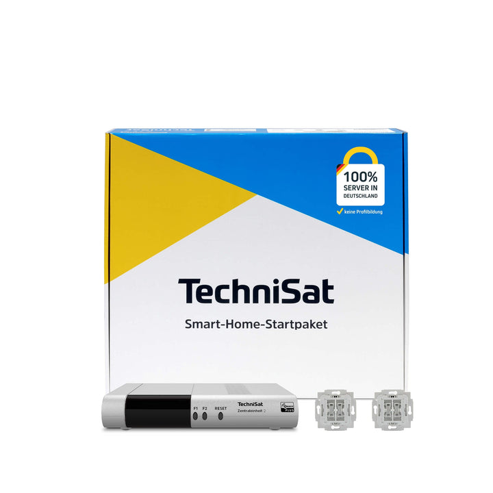 TechniSat Smart-Home Startpaket Rollladen BJ1 - Set mit Zentraleinheit 2 und 2-mal Unterputz Rolllad
