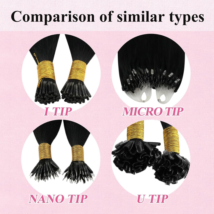 YoungSee Extensions Echthaar Microring Schwarz Microring Extensions Echthaar 1g Schwarz Microring Ha