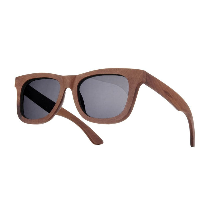 morefaz Unisex (Damen Heren) Holz Sonnenbrille Polarisiert Vintage Retro Brille UV400 Protection (TM
