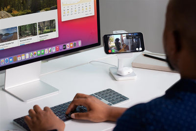 Twelve South HiRise 3 | 3-in-1 Magnetische Ladestation für MagSafe iPhones, AirPods und Apple Watch