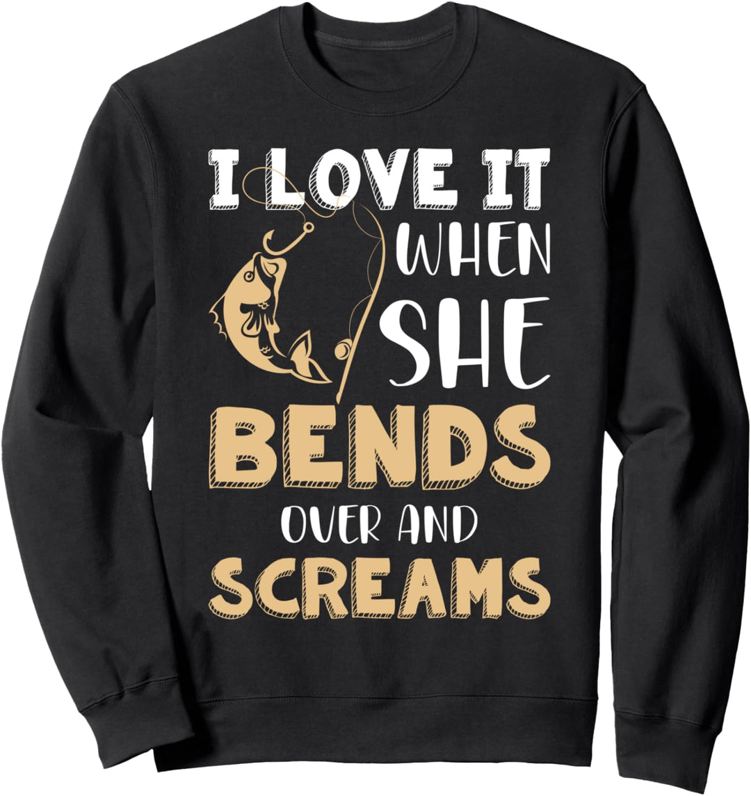Hobby Angler Angelrute Karpfen Fischer Lustiges Angeln Sweatshirt