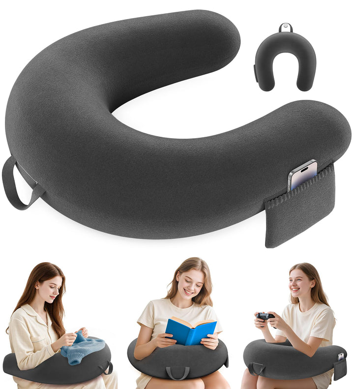 Gaming Kissen & Lesekissen, Reading Pillow für das Sitzen auf dem Bett/Sofa/Fussboden, Fütterungs/Hä