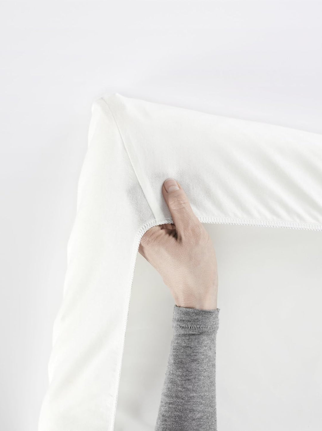 BabyBjörn Spannbetttuch für Reisebett Weiss, Bio, Spannbetttuch für Reisebett