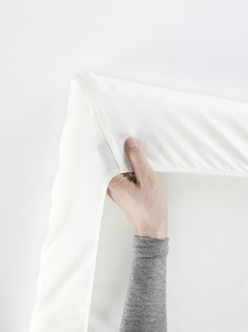 BabyBjörn Spannbetttuch für Reisebett Weiss, Bio, Spannbetttuch für Reisebett