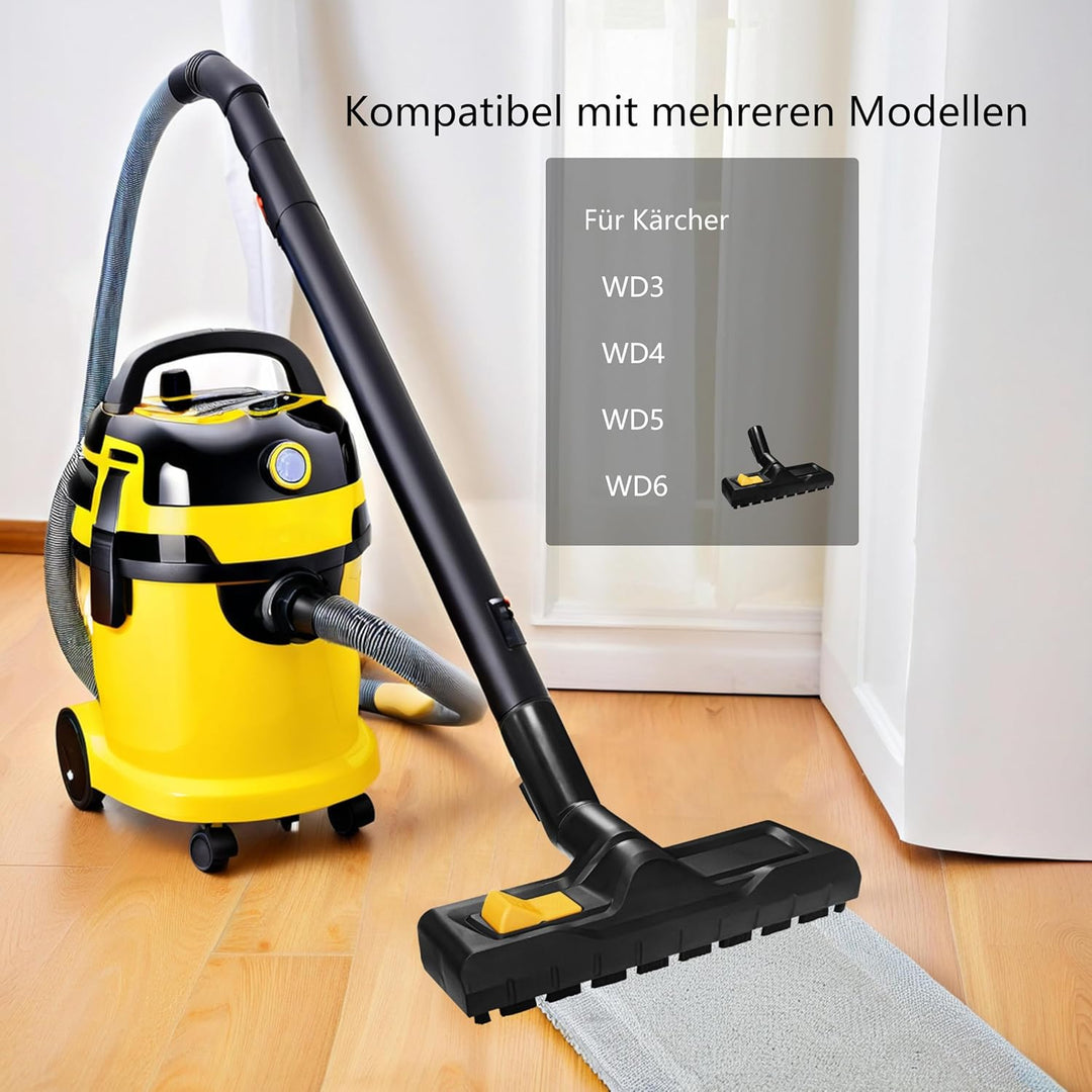 3 Stück für Kärcher WD6 WD3 WD4 WD5 Zubehör, Bodendüsen für Kärcher Staubsauger WD3 WD5 WD4 WD6 Zube