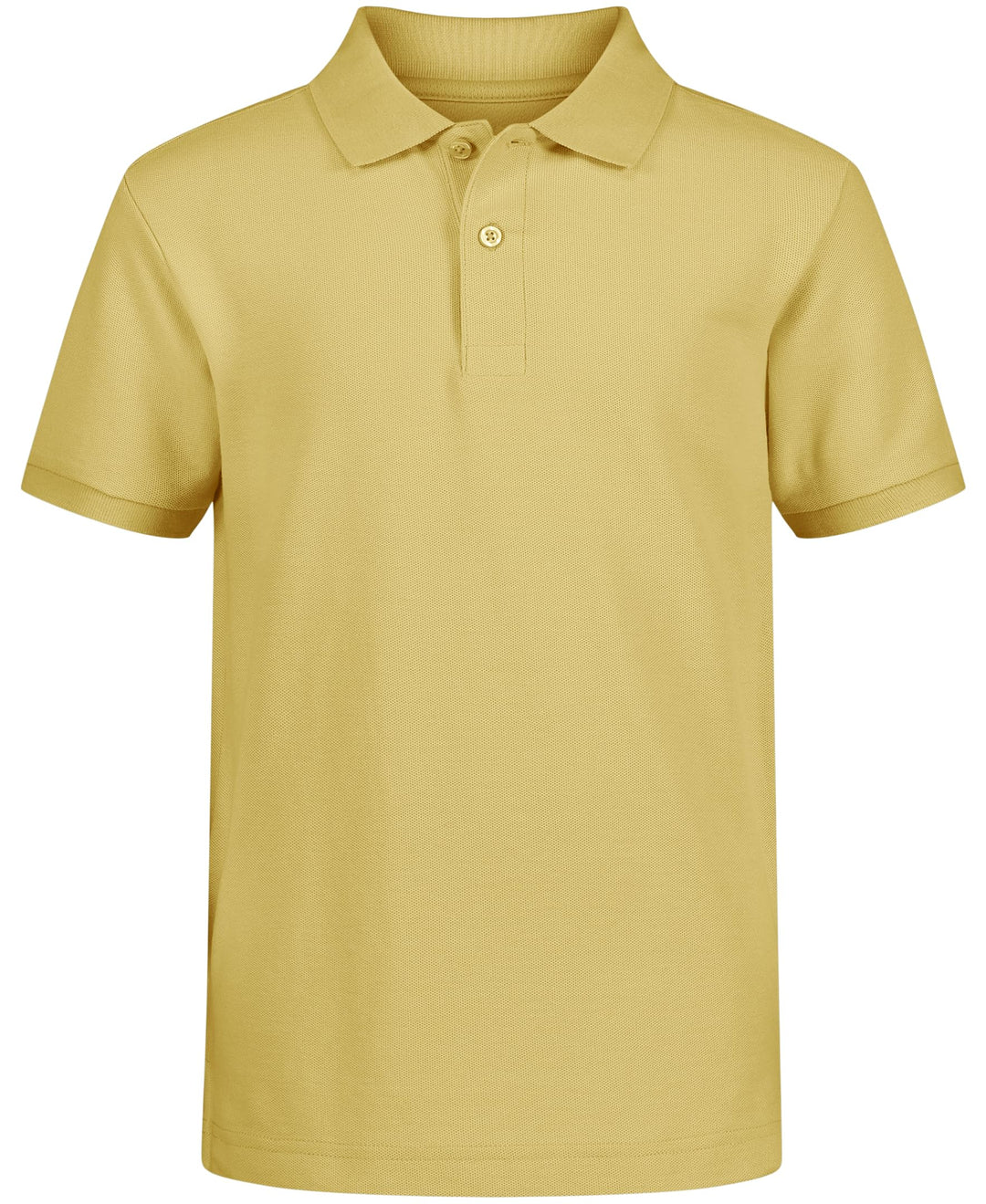 Nautica Jungen Short Sleeve Polo Polohemd (1er Pack) S Hellgelb, S Hellgelb
