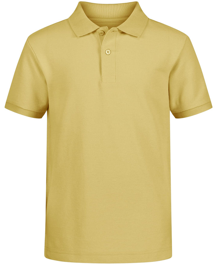 Nautica Jungen Short Sleeve Polo Polohemd (1er Pack) S Hellgelb, S Hellgelb