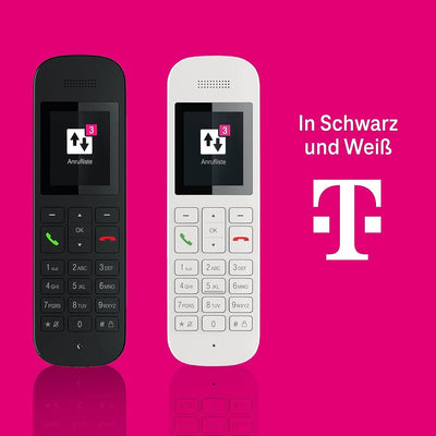 Telekom Telefon schnurlos Sinus A12 mit Anrufbeantworter I Festnetztelefon mit grossem Farbdisplay,