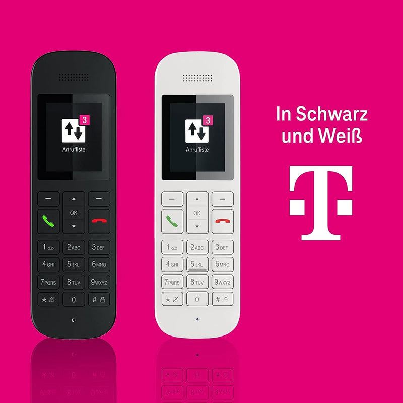 Telekom Telefon schnurlos Sinus A12 mit Anrufbeantworter I Festnetztelefon mit grossem Farbdisplay,
