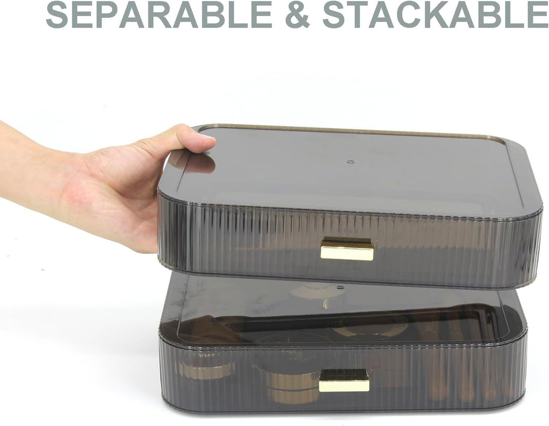Makeup Organizer Schubladen stapelbar, Badezimmer Eitelkeit Veranstalter und Lagerung, ideal für Kos