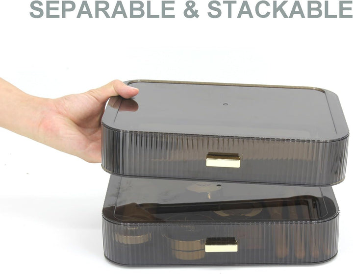 Makeup Organizer Schubladen stapelbar, Badezimmer Eitelkeit Veranstalter und Lagerung, ideal für Kos