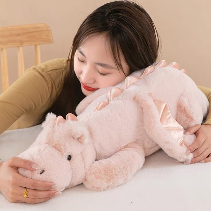 Weighted Stuffed Animal, 110CM Weicher Drachen Spielzeug, 4.5KG Therapeutisches Sensory Toy für Kind