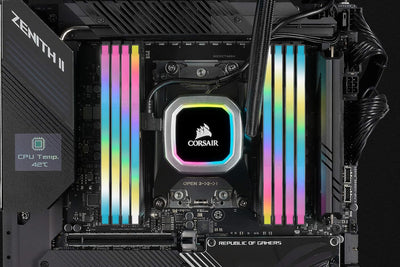 Corsair Vengeance RGB PRO SL 64GB (2x32GB) DDR4 3200 (PC4-25600) C16 1.35V PC Arbeitsspeicher - schw