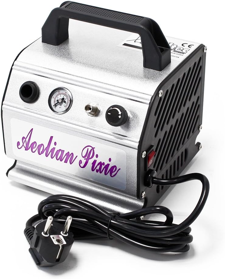 Airbrush Kompressor AS176 kompakt Airbrushkompressor 3 bar Einzylinder