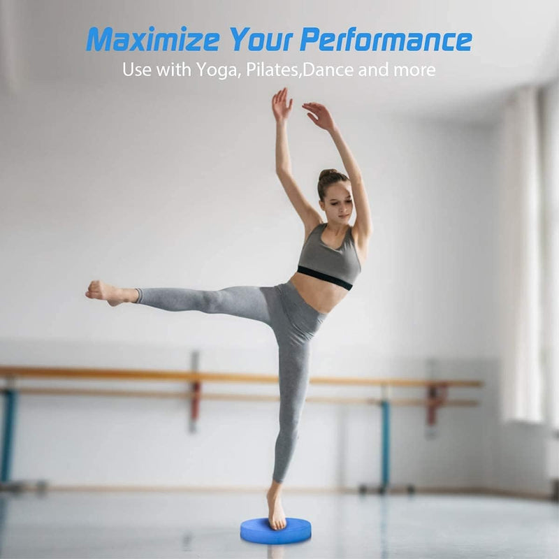 5BILLION Balance Pad - Oval - Übungspad & Schaum Balance Trainer - Wobble Kissen für physikalische T