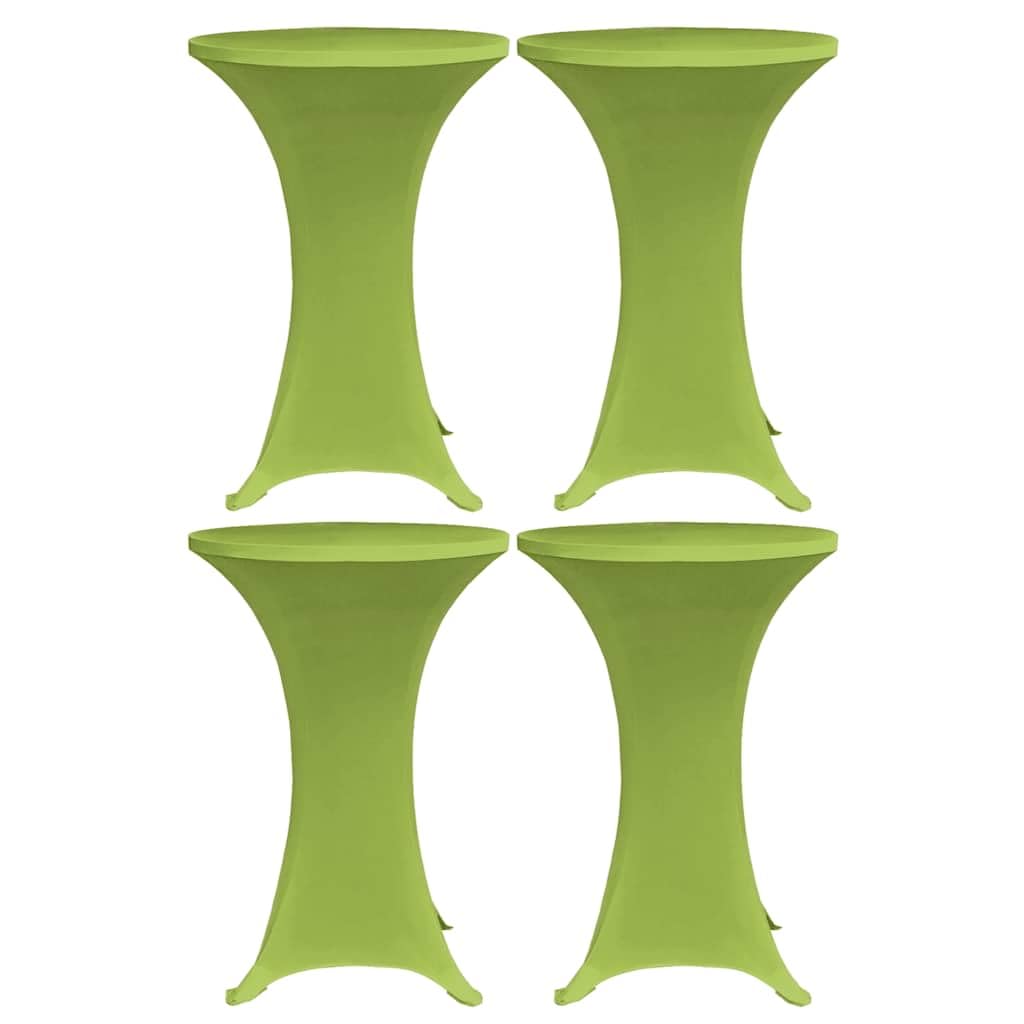vidaXL 4X Stretch Tischhusse Husse Hussen Tisch Bistrotisch Stehtisch Stehtischhusse Stehtischhussen