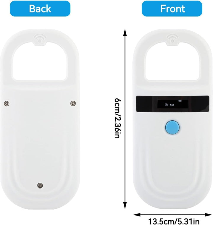 Haustier ID Leser, Wiederaufladbare Haustier Microchip Scanner Haustier Chip ID Scanner Tier Handhel