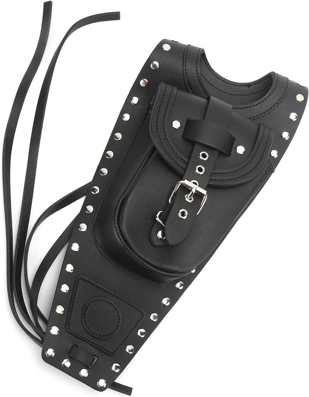 Motorrad Tanktasche Kunstleder Tanktasche Schwarz Tankpad Motorradzubehör, Gepäck und Zubehör