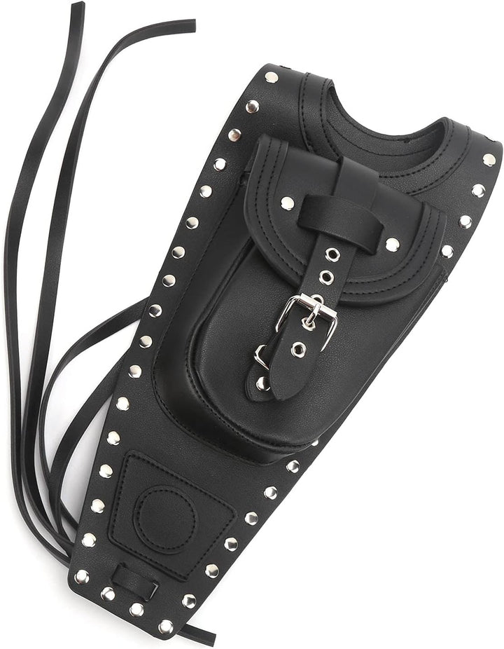 Motorrad Tanktasche Kunstleder Tanktasche Schwarz Tankpad Motorradzubehör, Gepäck und Zubehör